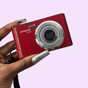 Polaroid iS426 16MP Ultra Slim Digital Camera Red – Tested & Working Red  Camera